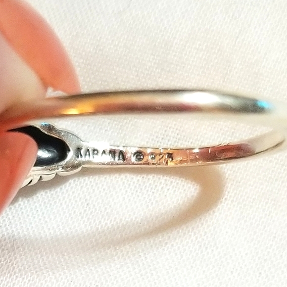 KABANA VTG Designer signed Amethyst Sterling Silver Ring - Picture 2 of 8